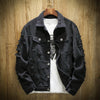 Men's ripped cotton jacket