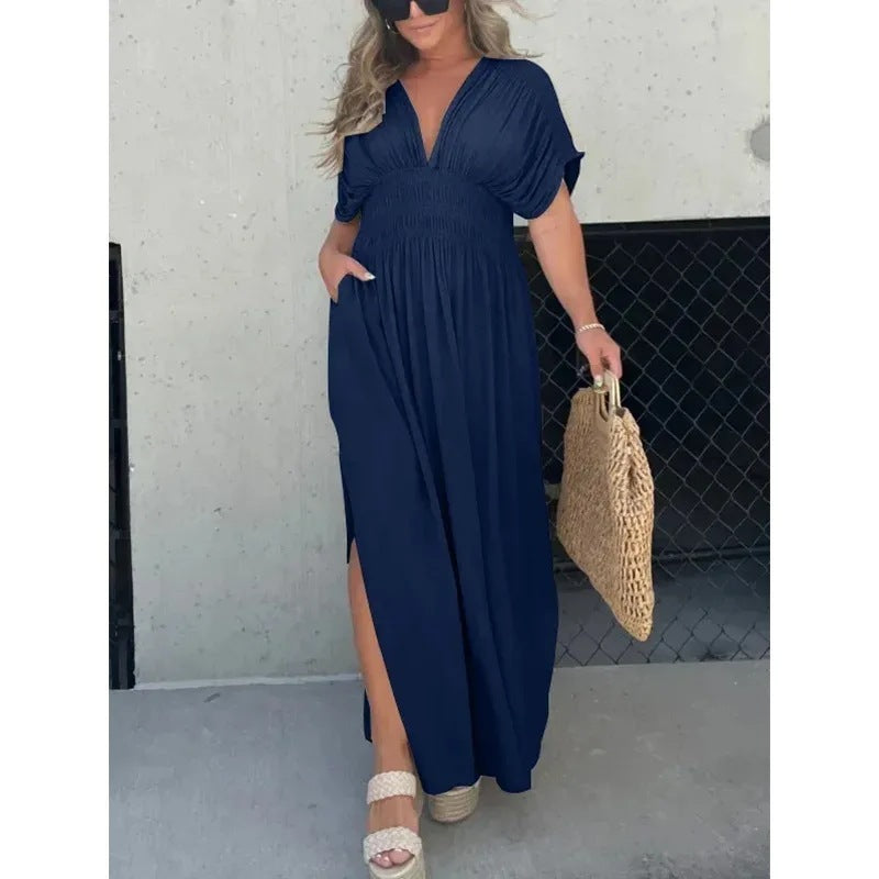 <p>Cut with fluid elegance, this silhouette glides through the evening with quiet confidence and an unmistakable sense of allure. Every movement reveals a refined presence that lingers long after the moment has passed.</p>