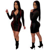 V-Neck Midi Fashion Dress
