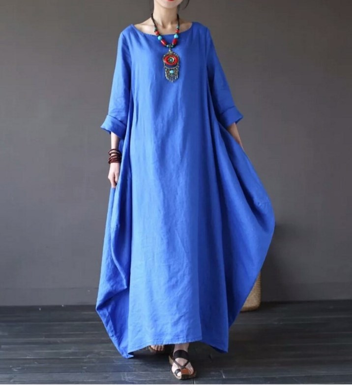 Women's Cotton-Linen Swing Skirt – Breathable & Effortlessly Chic
