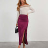 Elegant Satin Sheath Dress