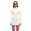 Slim Lapel Dress Fashion