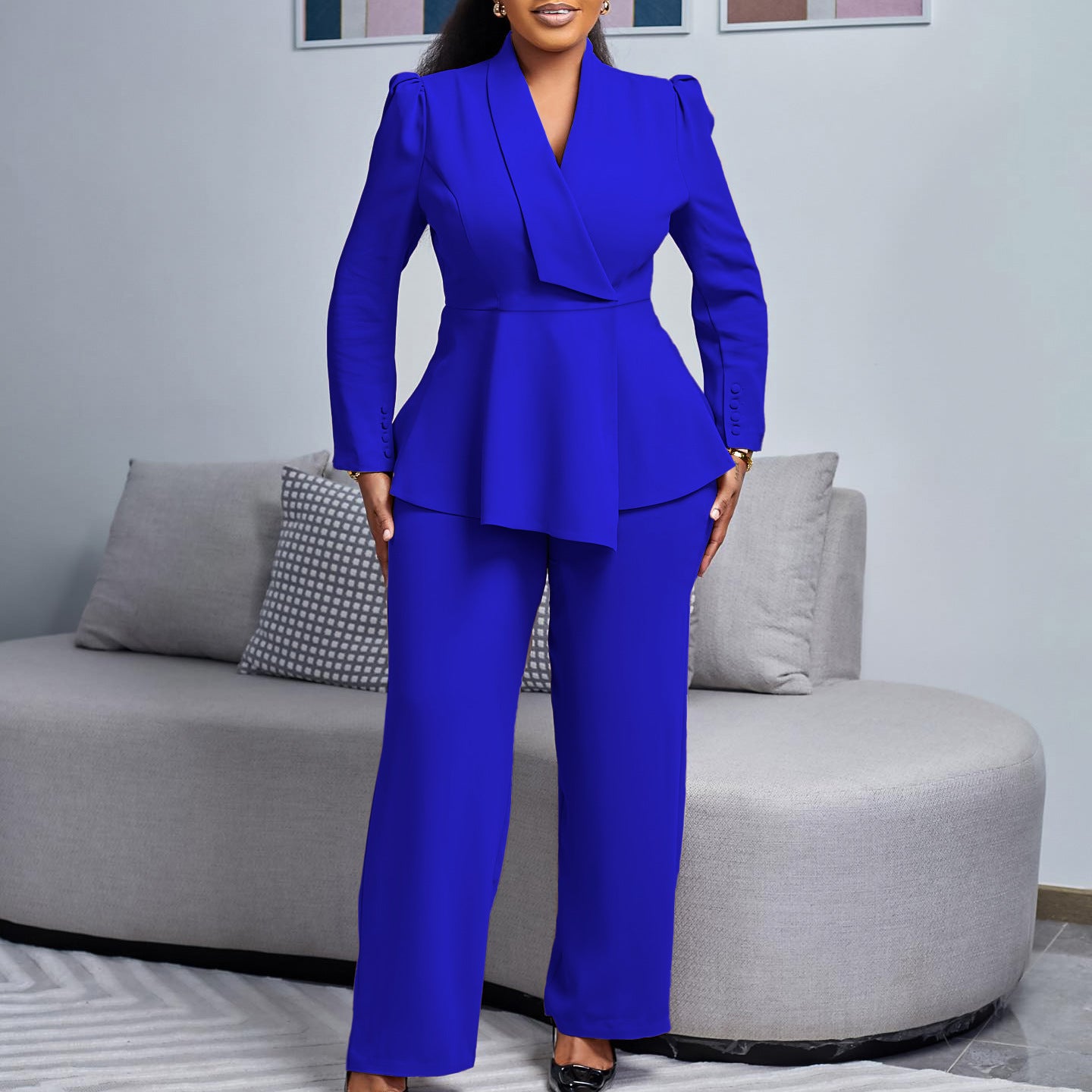 <p>Thoughtfully composed with an editorial sensibility, this piece embodies understated luxury through texture, movement, and presence. It transitions seamlessly through the day with confidence and quiet sophistication.</p>