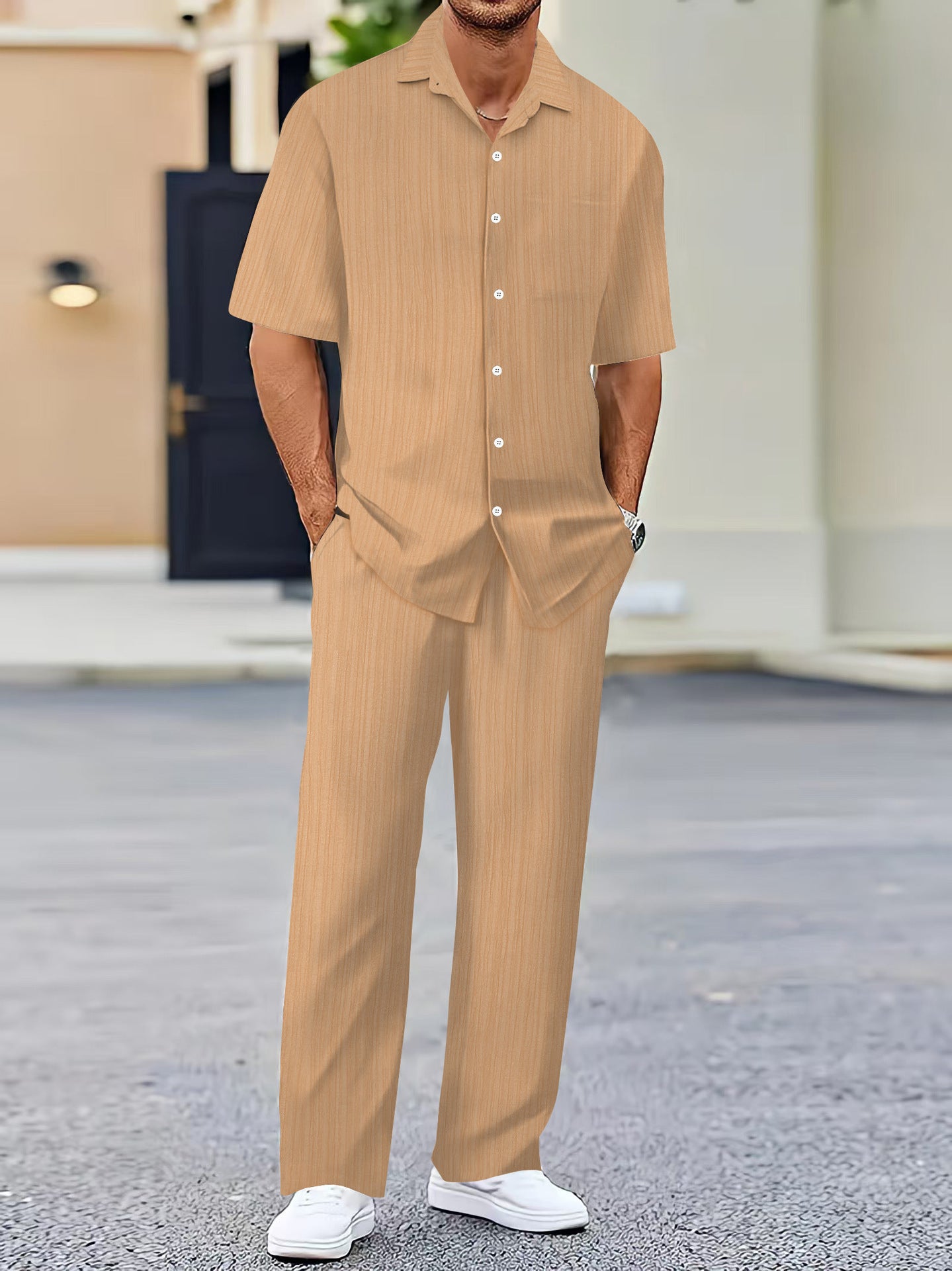 <p>Thoughtfully composed with an editorial sensibility, this piece embodies understated luxury through texture, movement, and presence. It transitions seamlessly through the day with confidence and quiet sophistication.</p>