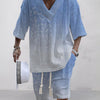 Fashion Men's Summer Loose Short Sports Suit