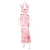 Seaside Beach Snake Pattern Print Holiday Suit