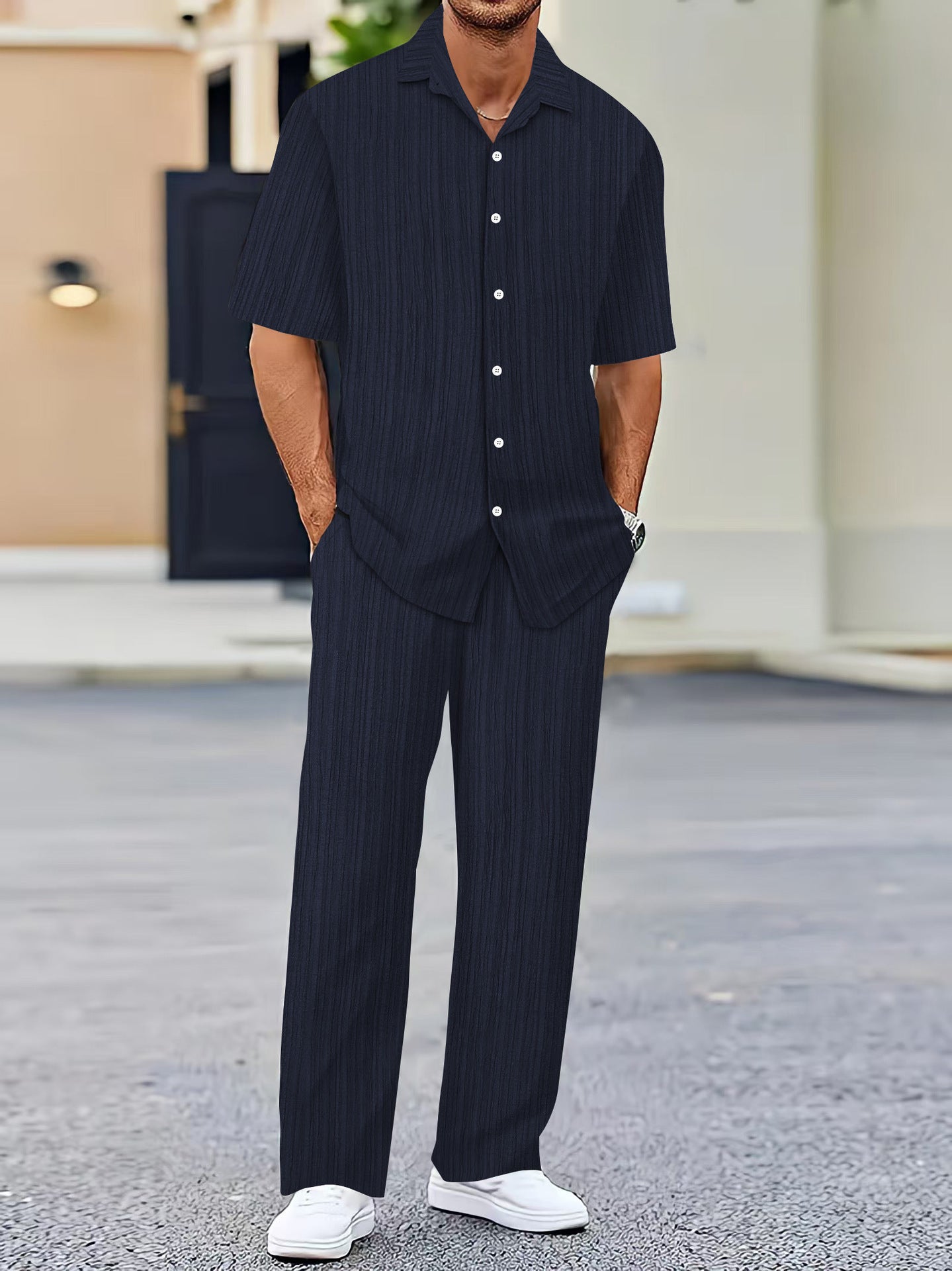 <p>Thoughtfully composed with an editorial sensibility, this piece embodies understated luxury through texture, movement, and presence. It transitions seamlessly through the day with confidence and quiet sophistication.</p>