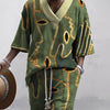 Fashion Men's Summer Loose Short Sports Suit