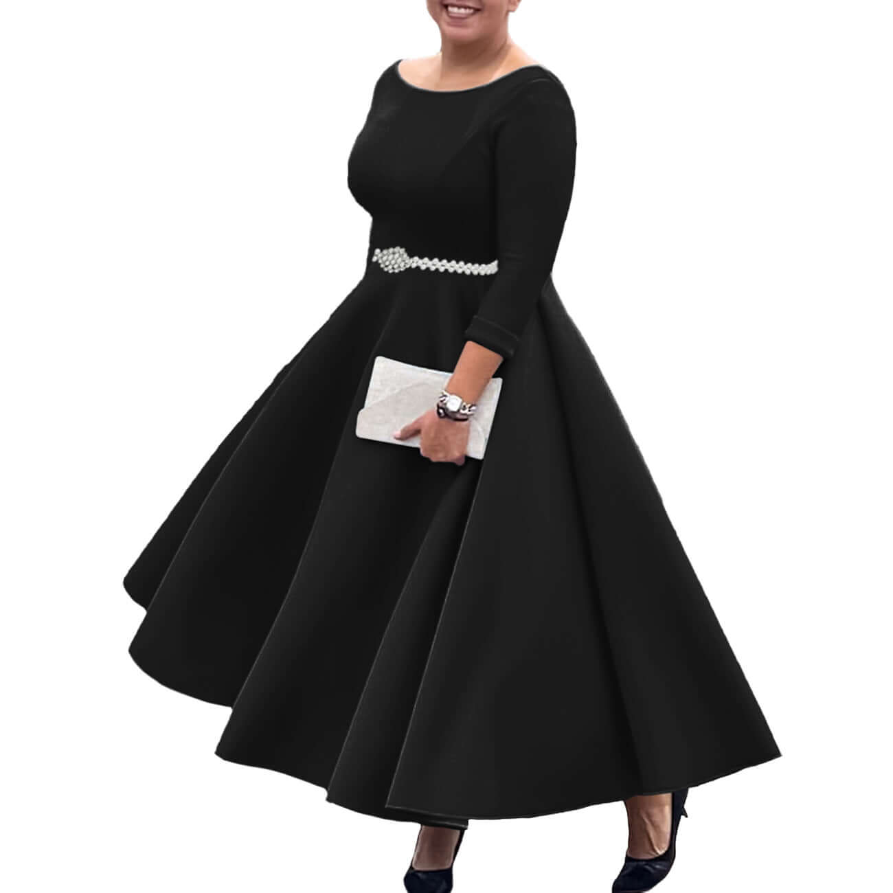 <p>Cut with fluid elegance, this silhouette glides through the evening with quiet confidence and an unmistakable sense of allure. Every movement reveals a refined presence that lingers long after the moment has passed.</p>