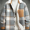 Fashion Men's Retro Outerwear Brushed Shirt Coat