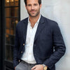 Men's Jacket Casual Cotton And Linen Suit