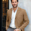 Men's Jacket Casual Cotton And Linen Suit