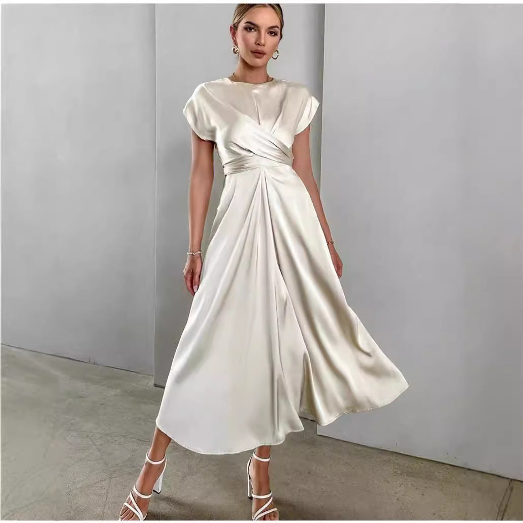 <p>Cut with fluid elegance, this silhouette glides through the evening with quiet confidence and an unmistakable sense of allure. Every movement reveals a refined presence that lingers long after the moment has passed.</p>