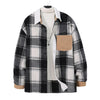 Fashion Men's Retro Outerwear Brushed Shirt Coat