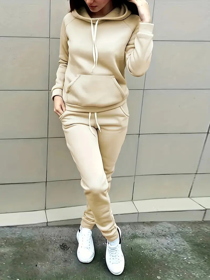 Fur-Lined Hooded Sweater