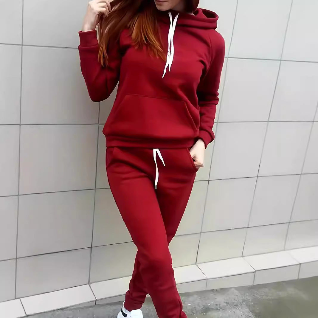 Fur-Lined Hooded Sweater