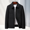 Men's Jacket Lapel Casual Coat Middle-aged Shirt