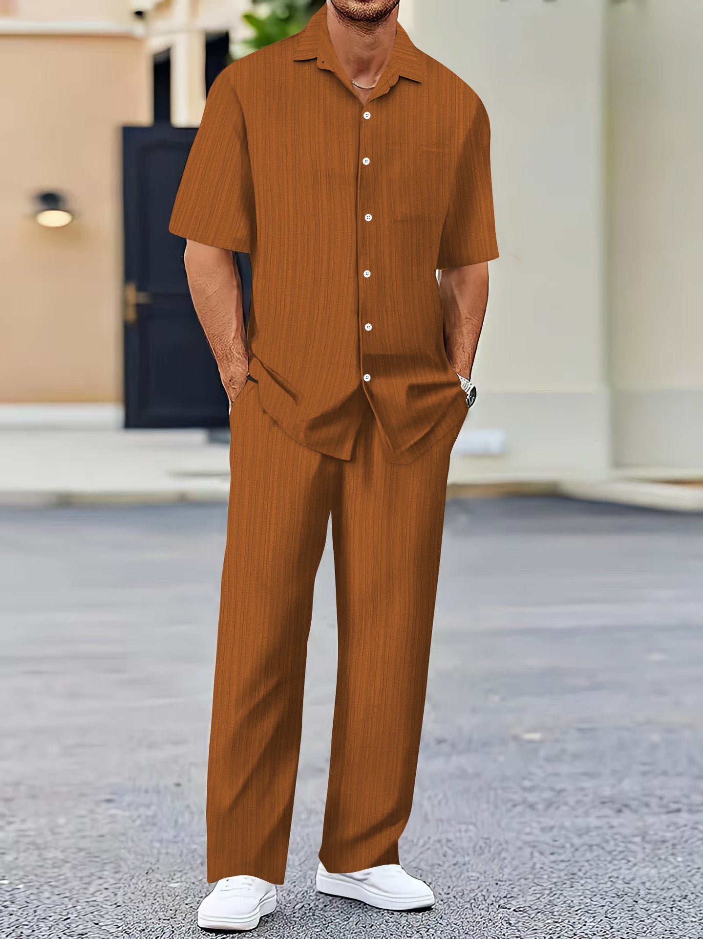 <p>Thoughtfully composed with an editorial sensibility, this piece embodies understated luxury through texture, movement, and presence. It transitions seamlessly through the day with confidence and quiet sophistication.</p>