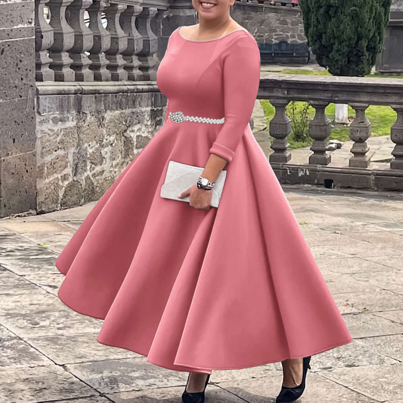 <p>Cut with fluid elegance, this silhouette glides through the evening with quiet confidence and an unmistakable sense of allure. Every movement reveals a refined presence that lingers long after the moment has passed.</p>