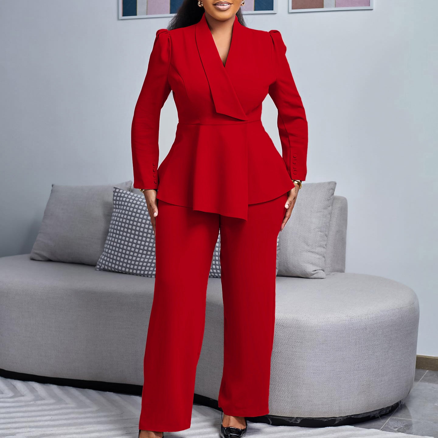 <p>Thoughtfully composed with an editorial sensibility, this piece embodies understated luxury through texture, movement, and presence. It transitions seamlessly through the day with confidence and quiet sophistication.</p>