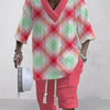 Fashion Men's Summer Loose Short Sports Suit