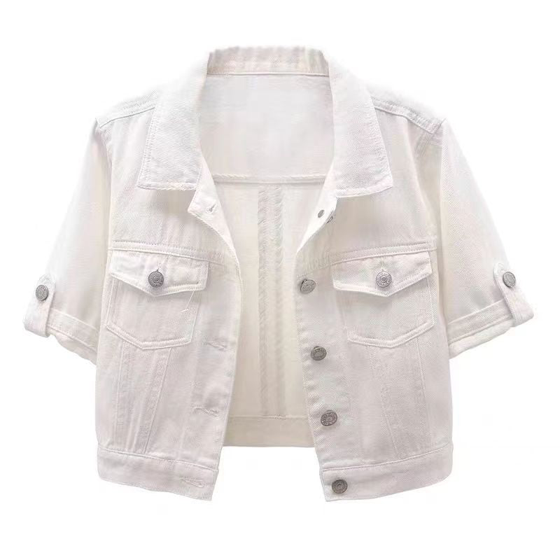 Women's 3/4 Sleeve Denim Jacket