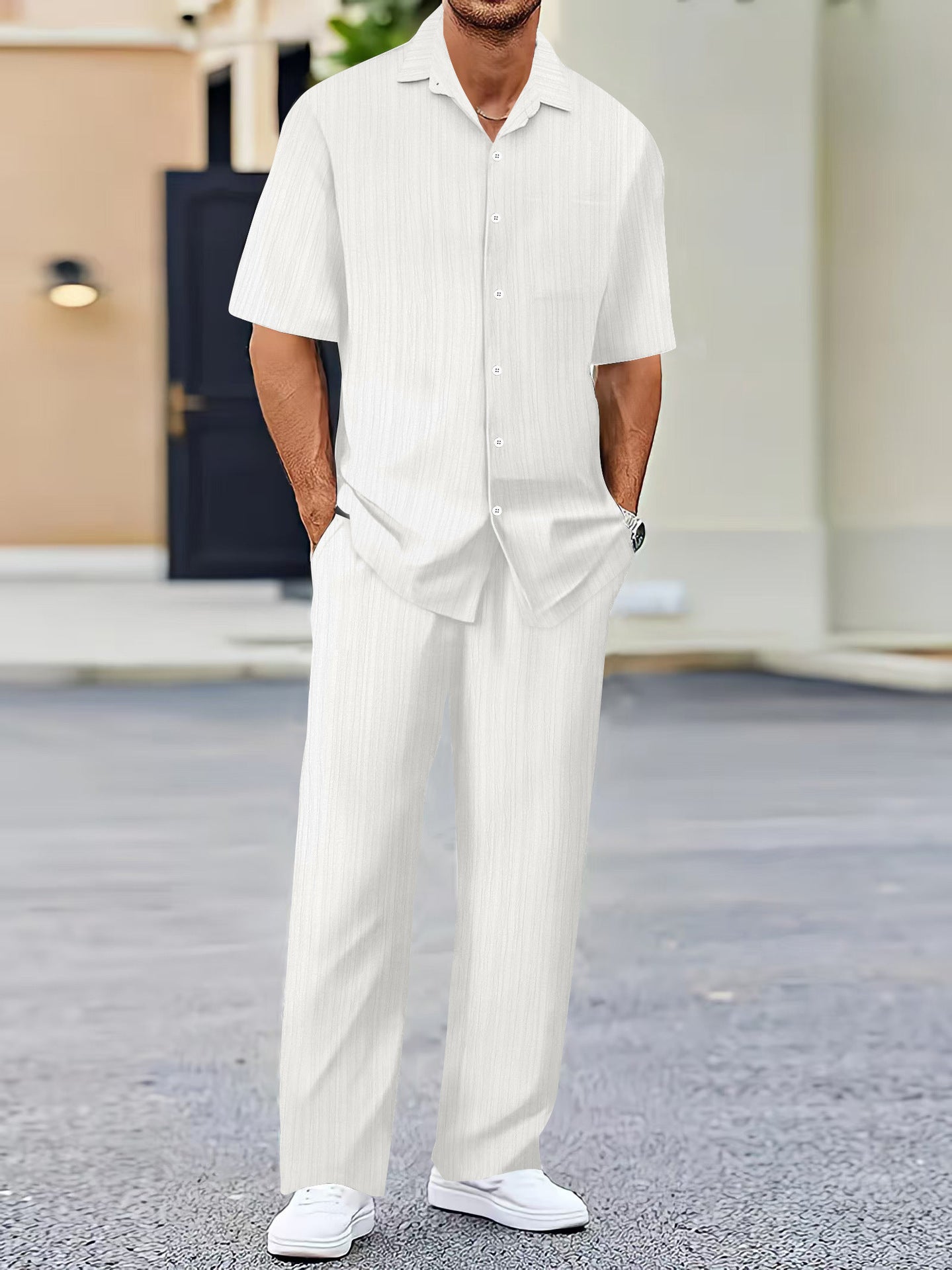<p>Thoughtfully composed with an editorial sensibility, this piece embodies understated luxury through texture, movement, and presence. It transitions seamlessly through the day with confidence and quiet sophistication.</p>