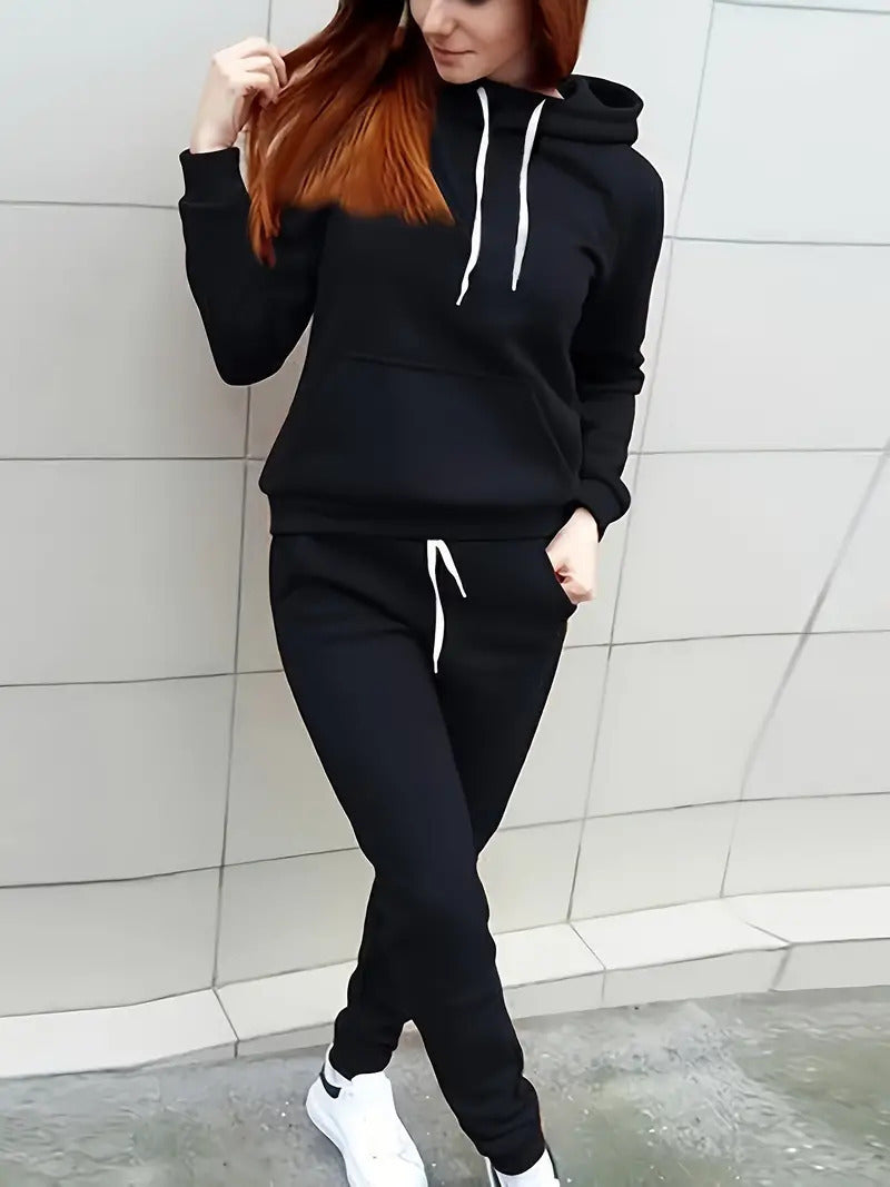 Fur-Lined Hooded Sweater