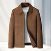 Men's Jacket Lapel Casual Coat Middle-aged Shirt