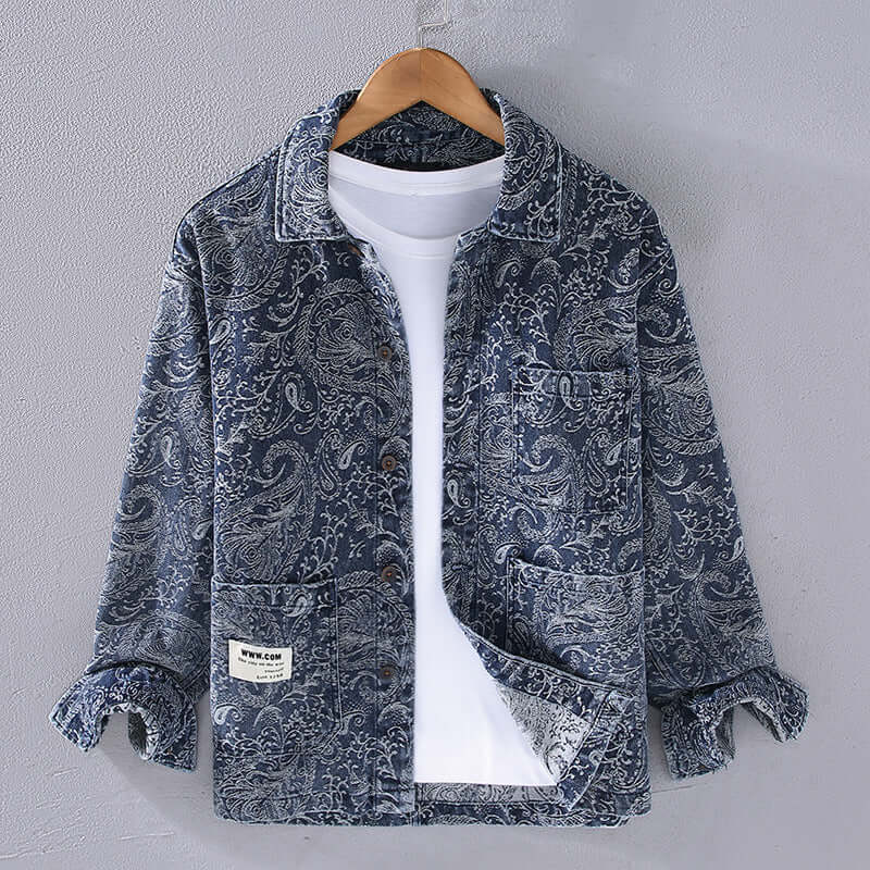 Heavy Craft Wash Cotton Denim Top – Loose Fit