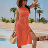 Knitted Beach Vest Dress