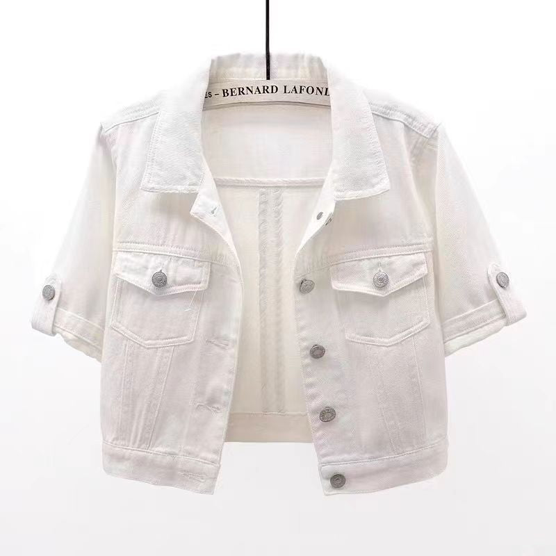 Women's 3/4 Sleeve Denim Jacket