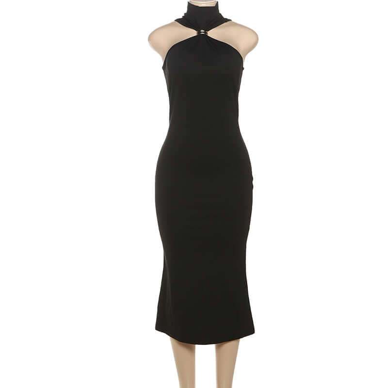 <p>Cut with fluid elegance, this silhouette glides through the evening with quiet confidence and an unmistakable sense of allure. Every movement reveals a refined presence that lingers long after the moment has passed.</p>