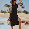 Knitted Beach Vest Dress