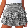 Cake Plaid Fashion Skirt