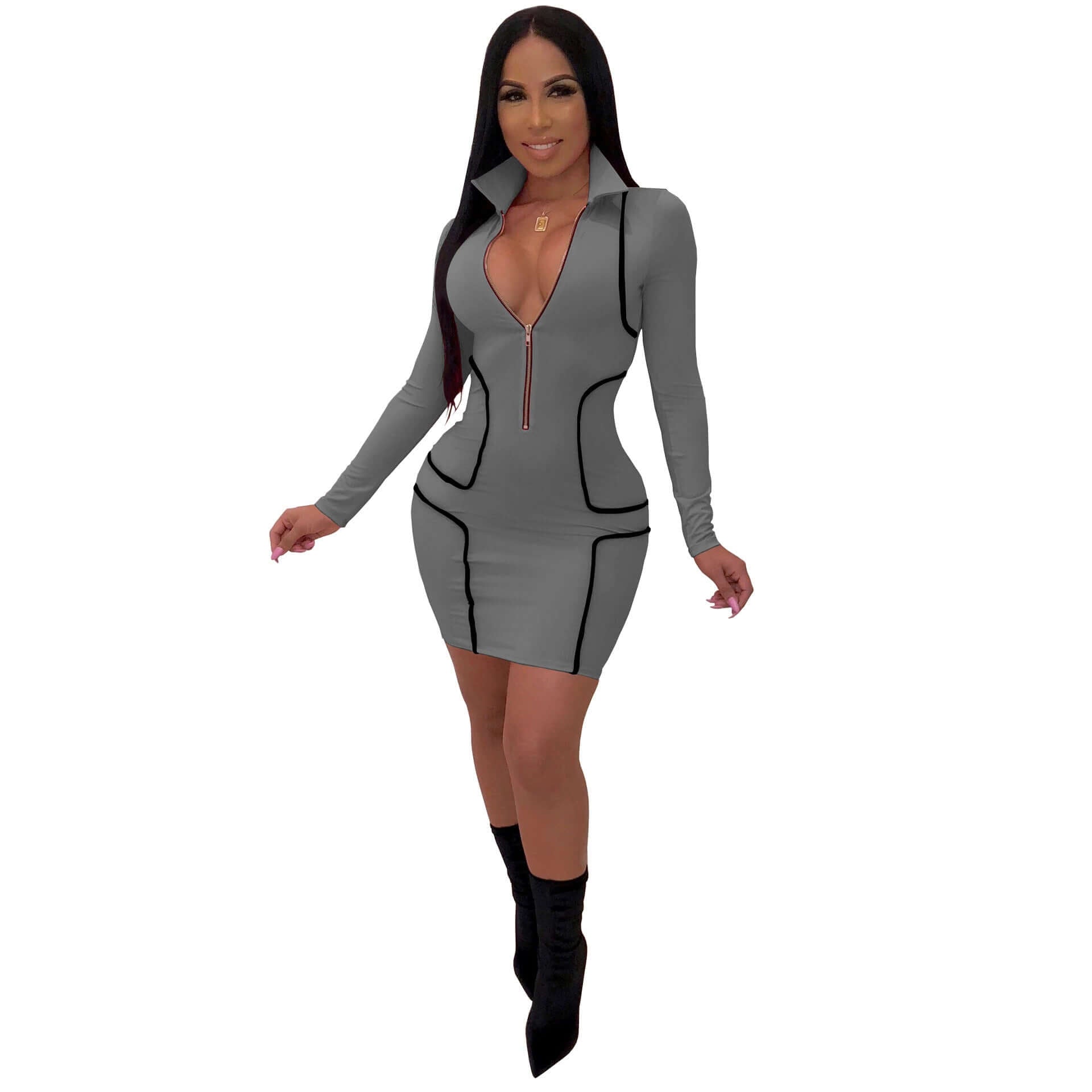 <p>Cut with fluid elegance, this silhouette glides through the evening with quiet confidence and an unmistakable sense of allure. Every movement reveals a refined presence that lingers long after the moment has passed.</p>