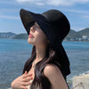 Shawl Shading Large Brim Fisherman Hat