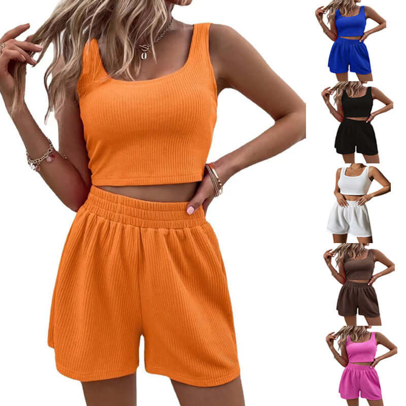 Sweet Knit Vest & Shorts