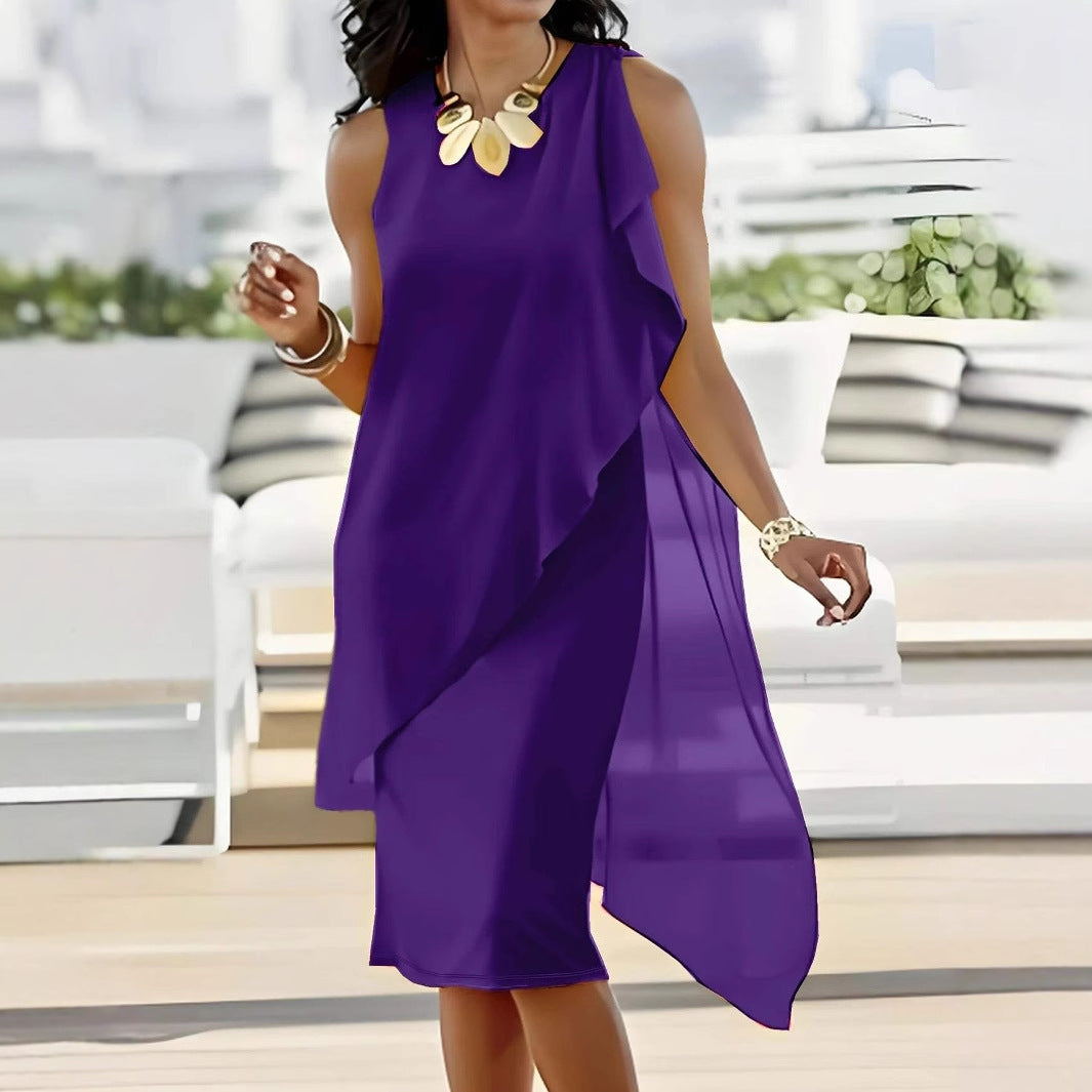 <p>Cut with fluid elegance, this silhouette glides through the evening with quiet confidence and an unmistakable sense of allure. Every movement reveals a refined presence that lingers long after the moment has passed.</p>