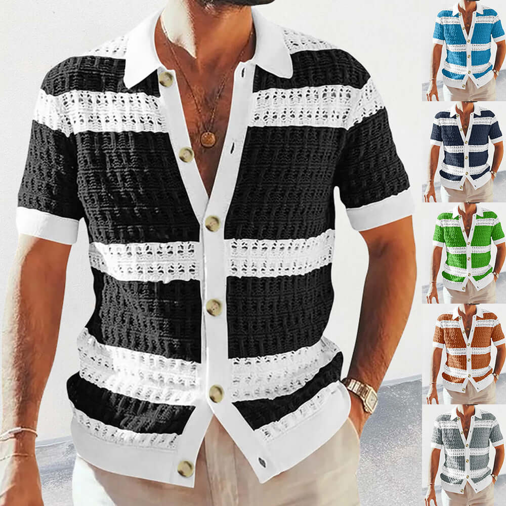 Luxury Knit Polo Shirt