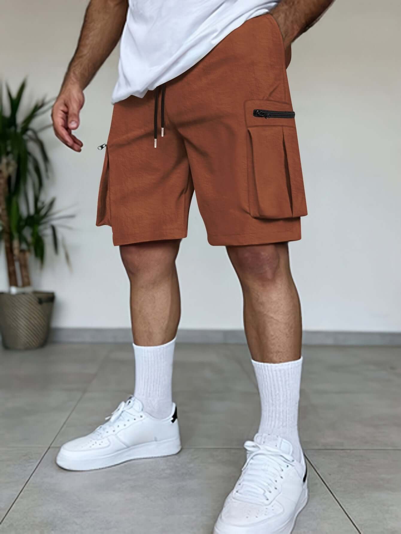 Multi-Pocket Work Shorts