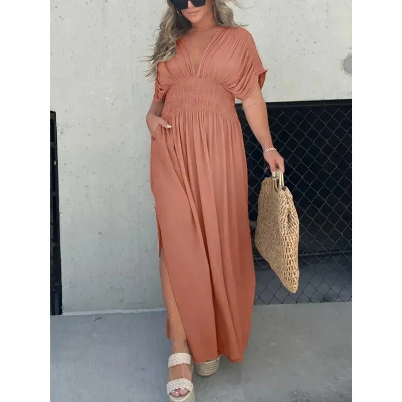 <p>Cut with fluid elegance, this silhouette glides through the evening with quiet confidence and an unmistakable sense of allure. Every movement reveals a refined presence that lingers long after the moment has passed.</p>