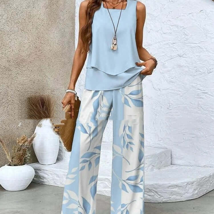 Sleeveless Double-Layer Vest