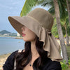 Shawl Shading Large Brim Fisherman Hat