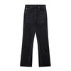 Washed Hole Denim Pants