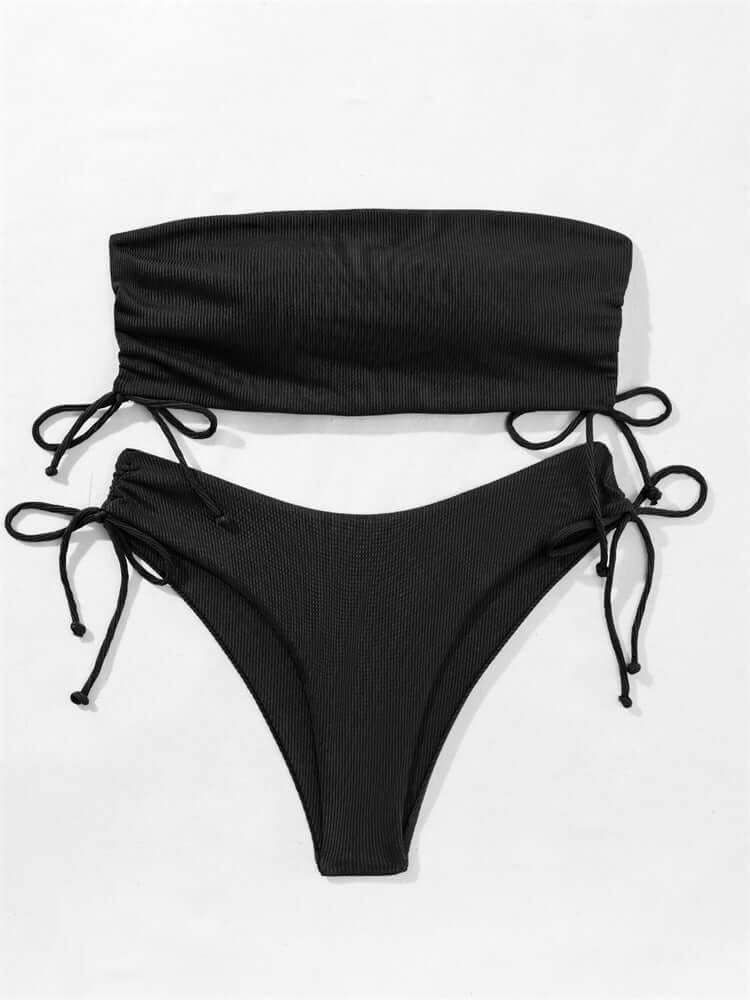 Drawstring Bikini Set