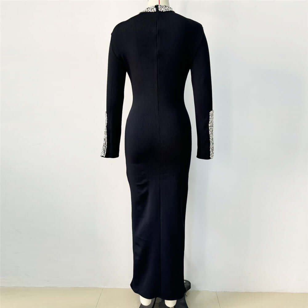 <p>Cut with fluid elegance, this silhouette glides through the evening with quiet confidence and an unmistakable sense of allure. Every movement reveals a refined presence that lingers long after the moment has passed.</p>