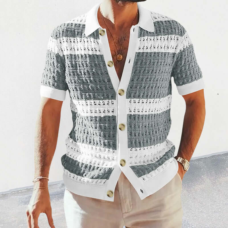 Luxury Knit Polo Shirt