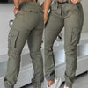 Multi-Pocket Slim Trousers