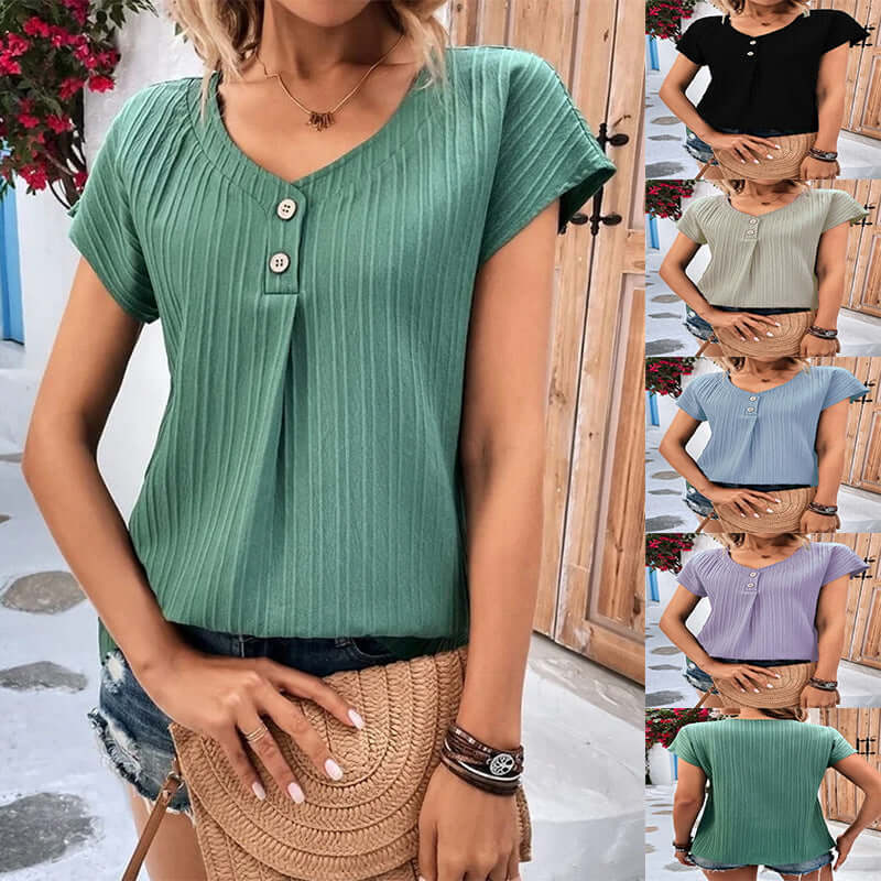 Striped Round Neck Shirt